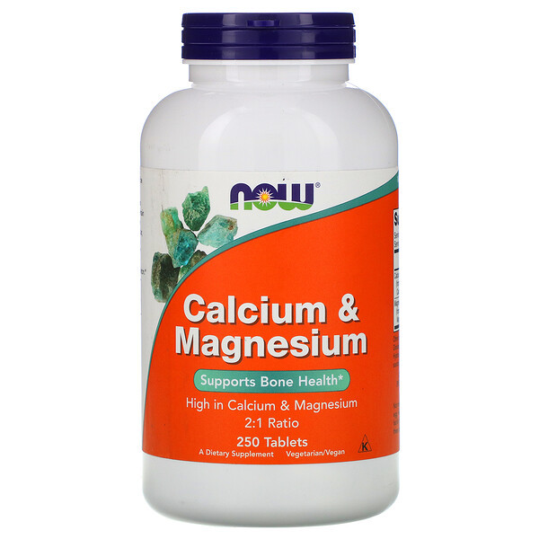 <img alt="Now Foods, Calcium & Magnesium, 250 Tablets" title="Now Foods, Calcium & Magnesium, 250 Tablets,733739012722"