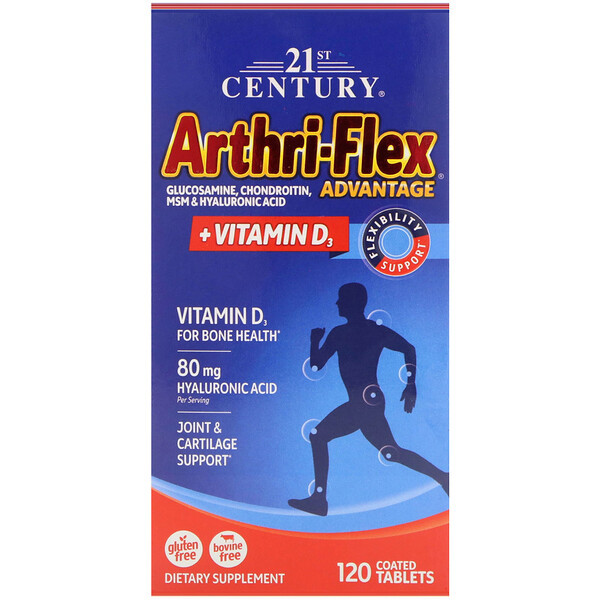 <img alt="21st Century, Arthri-Flex Advantage, + Vitamin D3, 120 Coated Tablets" title="21st Century, Arthri-Flex Advantage, + Vitamin D3, 120 Coated Tablets,740985226230"