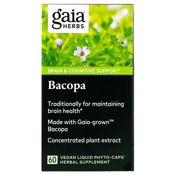 <img alt="Gaia Herbs, Bacopa, 60 Vegan Liquid Phyto-Caps" title="Gaia Herbs, Bacopa, 60 Vegan Liquid Phyto-Caps,751063150842"
