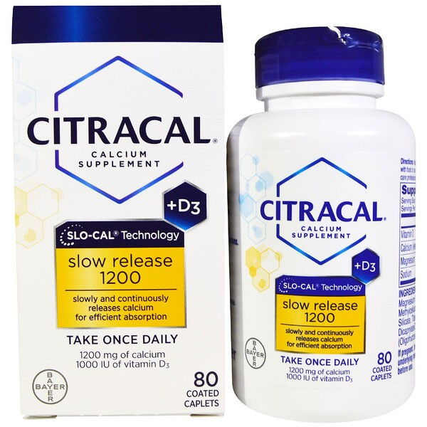 <img alt="Citracal, Calcium Supplement, Slow Release 1200 + D3, 80 Coated Tablets" title="Citracal, Calcium Supplement, Slow Release 1200 + D3, 80 Coated Tablets,016500540991"