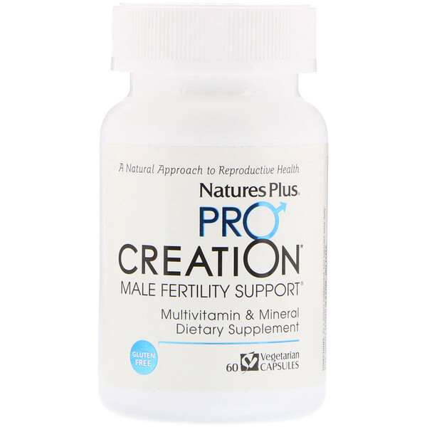 <img alt="Natures Plus, ProCreation, Male Fertility Support, 60 Vegetarian Capsules" title="Natures Plus, ProCreation, Male Fertility Support, 60 Vegetarian Capsules,097467487260"
