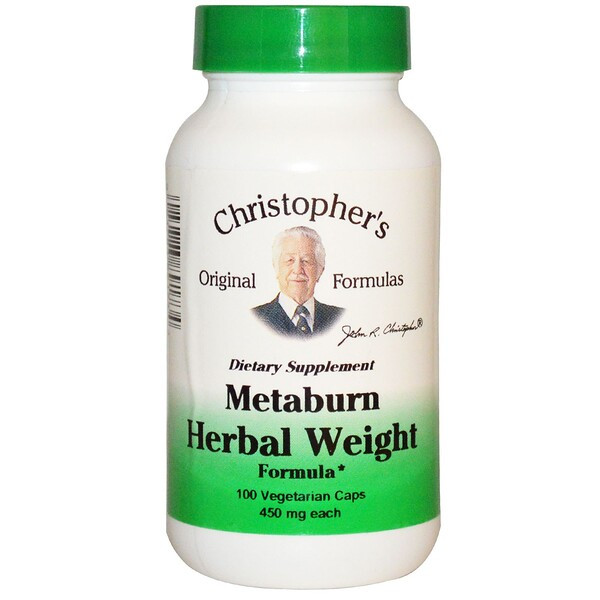 <img alt="Christophers Original Formulas, Metaburn Herbal Weight Formula, 450 mg, 100 Veggie Caps" title="Christophers Original Formulas, Metaburn Herbal Weight Formula, 450 mg, 100 Veggie Caps,084783891734"