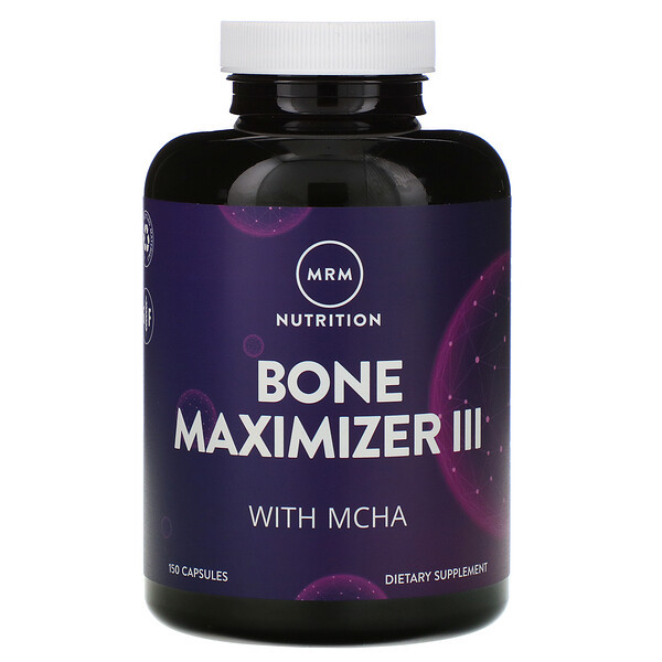 <img alt="MRM, Bone Maximizer III, 150 Capsules" title="MRM, Bone Maximizer III, 150 Capsules,609492230034"