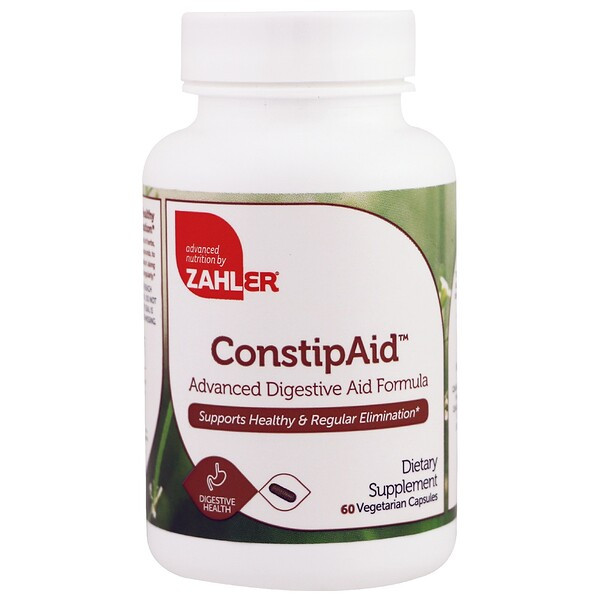 <img alt="Zahler ConstipAid - 60 Vegetarian Capsules" title="Zahler ConstipAid - 60 Vegetarian Capsules,848998081737"