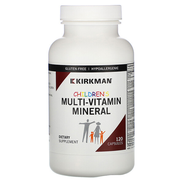 <img alt="Kirkman Labs, Childrens Multi-Vitamin/Mineral Capsules, 120 Capsules" title="Kirkman Labs, Childrens Multi-Vitamin/Mineral Capsules, 120 Capsules,812325021048"