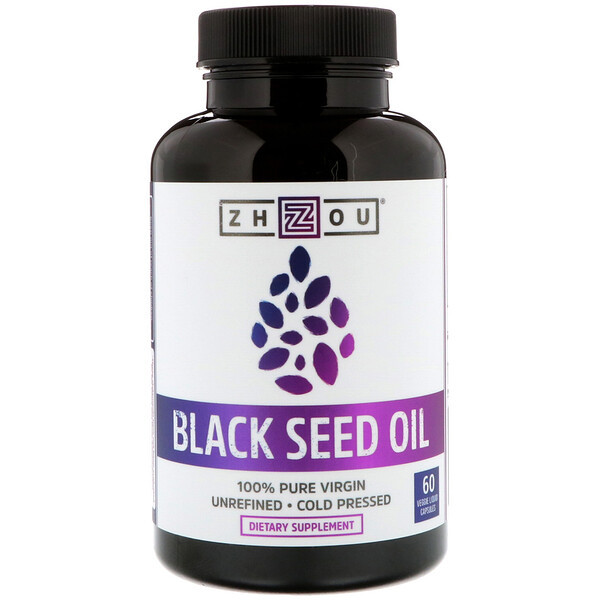 <img alt="Zhou Nutrition, Black Seed Oil, 60 Vegetarian Capsules" title="Zhou Nutrition, Black Seed Oil, 60 Vegetarian Capsules,859805006010"