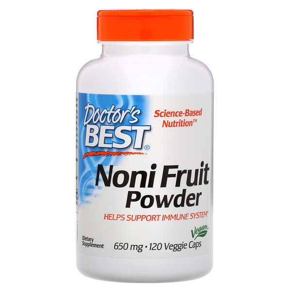 <img alt="Doctors Best, Noni Concentrate, 650 mg, 120 Veggie Caps" title="Doctors Best, Noni Concentrate, 650 mg, 120 Veggie Caps,753950000964"