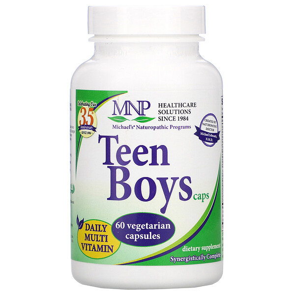 <img alt="Michaels Naturopathic, Teen Boys Caps, Daily Multi-Vitamin, 60 Vegetarian Capsules" title="Michaels Naturopathic, Teen Boys Caps, Daily Multi-Vitamin, 60 Vegetarian Capsules,755929041107"