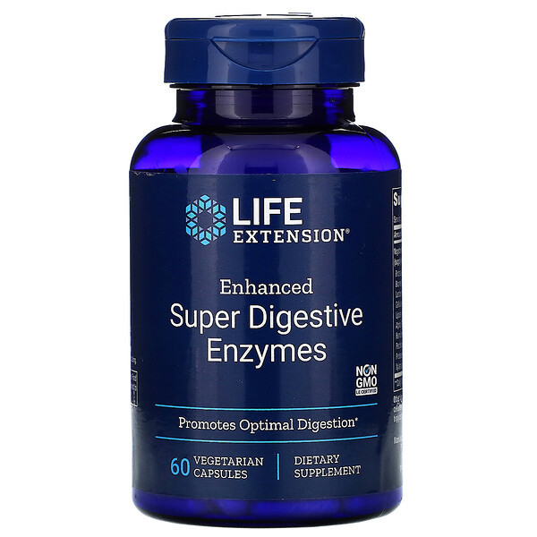 <img alt="Life Extension, Enhanced Super Digestive Enzymes, 60 Vegetarian Capsules" title="Life Extension, Enhanced Super Digestive Enzymes, 60 Vegetarian Capsules,737870202165"