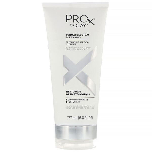 <img alt="Olay, ProX, Dermatological Cleansing, Exfoliating Renewal Cleanser, 6 fl oz (177 ml)" title="Olay, ProX, Dermatological Cleansing, Exfoliating Renewal Cleanser, 6 fl oz (177 ml),075609195518"