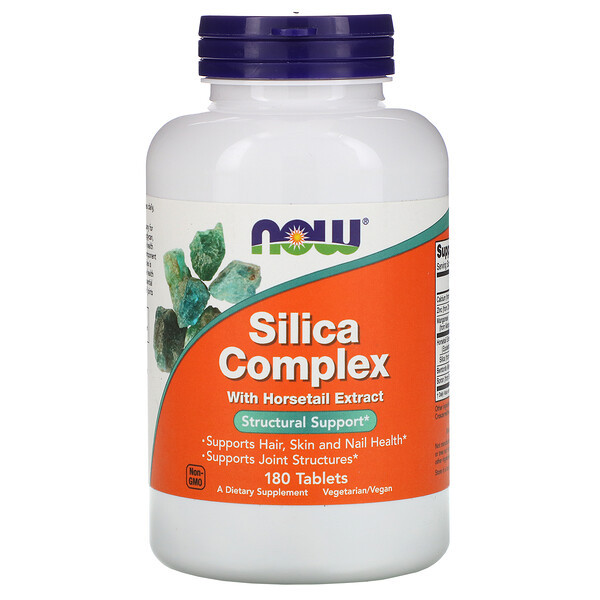 <img alt="Now Foods, Silica Complex, 180 Tablets" title="Now Foods, Silica Complex, 180 Tablets,733739014924"
