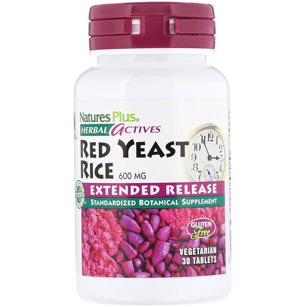 <img alt="Natures Plus, Herbal Actives, Red Yeast Rice, 600 mg, 30 Tablets" title="Natures Plus, Herbal Actives, Red Yeast Rice, 600 mg, 30 Tablets,097467073609"