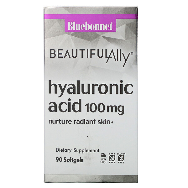 <img alt="Bluebonnet Nutrition, Beautiful Ally, Hyaluronic Acid, 100 mg, 90 Softgels" title="Bluebonnet Nutrition, Beautiful Ally, Hyaluronic Acid, 100 mg, 90 Softgels,743715015128"