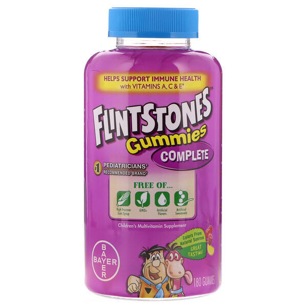 <img alt="Flintstones, Complete, Childrens Multivitamin, 180 Gummies" title="Flintstones, Complete, Childrens Multivitamin, 180 Gummies,016500554356"