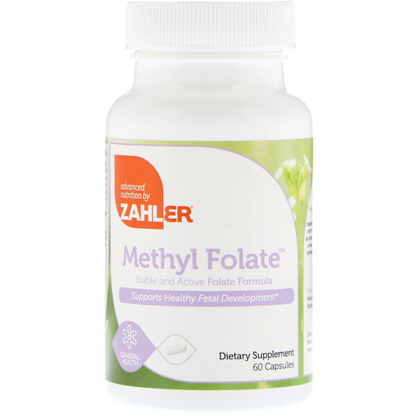 <img alt="Zahler, Methyl Folate, 60 Capsules" title="Zahler, Methyl Folate, 60 Capsules,848998081928"