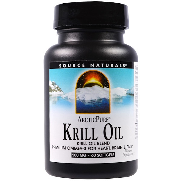 <img alt="Source Naturals, ArcticPure, Krill Oil, 500 mg, 60 Softgels" title="Source Naturals, ArcticPure, Krill Oil, 500 mg, 60 Softgels,021078021650"