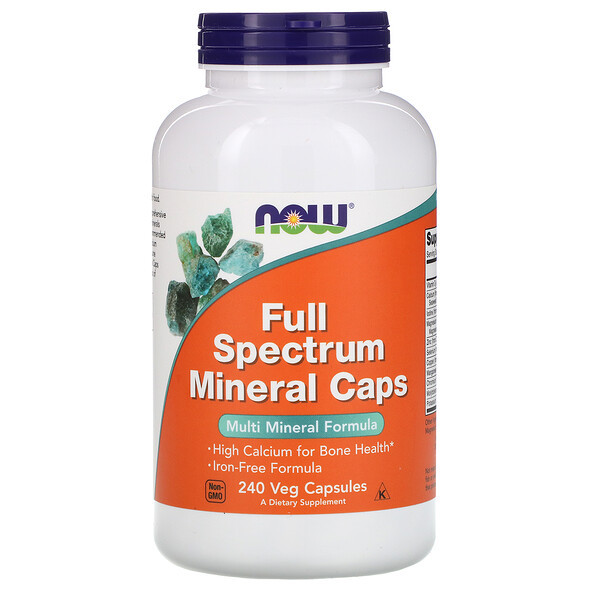 <img alt="Now Foods, Full Spectrum Minerals Caps, 240 Veg Capsules" title="Now Foods, Full Spectrum Minerals Caps, 240 Veg Capsules,733739015457"