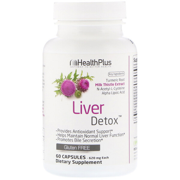 <img alt="Health Plus, Liver Detox, 60 Capsules" title="Health Plus, Liver Detox, 60 Capsules,083502550013"