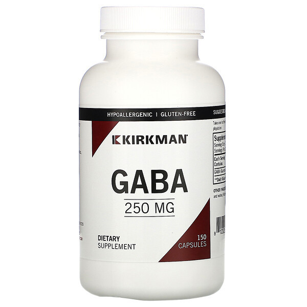 <img alt="Kirkman Labs, GABA, 250 mg, 150 Vegetarian Capsules" title="Kirkman Labs, GABA, 250 mg, 150 Vegetarian Capsules,812325021376"