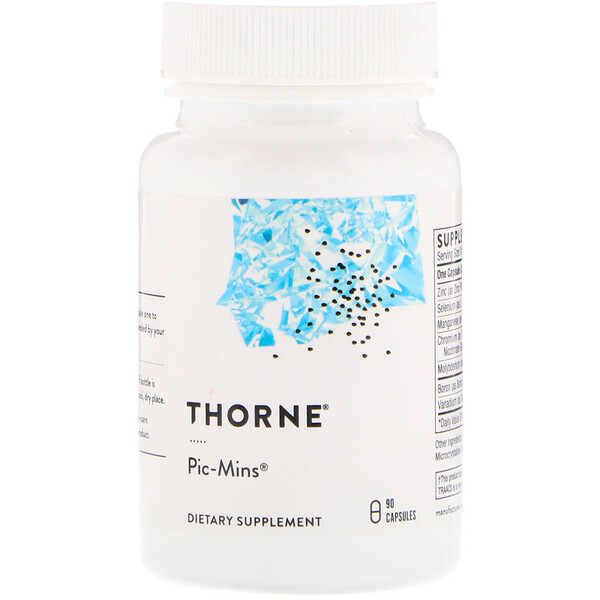 <img alt="Thorne Research, Pic-Mins, 90 Capsules" title="Thorne Research, Pic-Mins, 90 Capsules,693749243021"