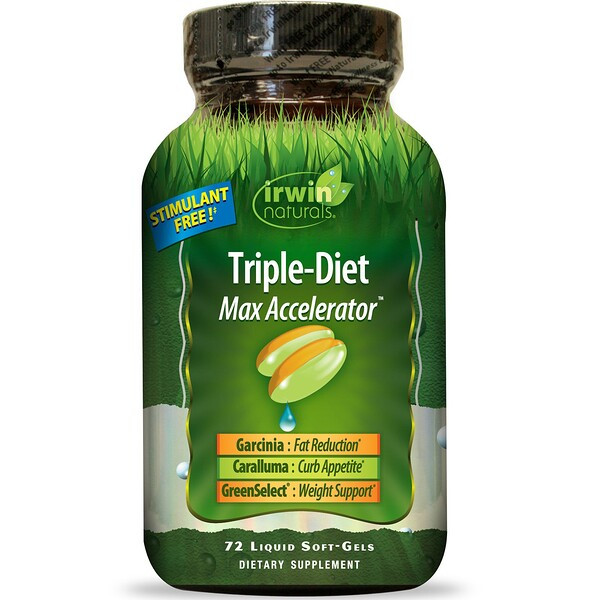 <img alt="Irwin Naturals, Triple-Diet, Max Accelerator, 72 Liquid Soft-Gels" title="Irwin Naturals, Triple-Diet, Max Accelerator, 72 Liquid Soft-Gels,710363582463"