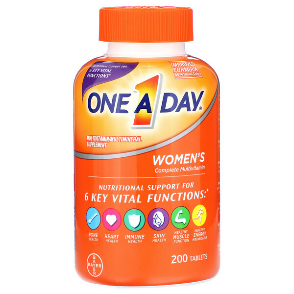 <img alt="One-A-Day, Womens Formula, Multivitamin/Multimineral Supplement, 200 Tablets" title="One-A-Day, Womens Formula, Multivitamin/Multimineral Supplement, 200 Tablets,016500074120"
