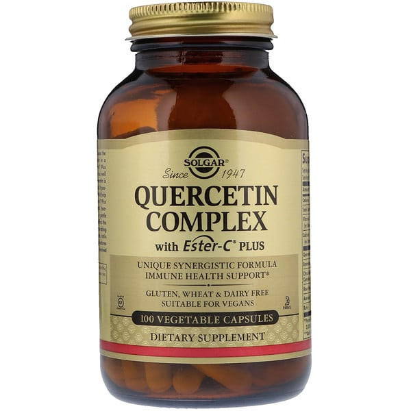 <img alt="Solgar, Quercetin Complex with Ester-C Plus, 100 Vegetable Capsules" title="Solgar, Quercetin Complex with Ester-C Plus, 100 Vegetable Capsules,033984023192"