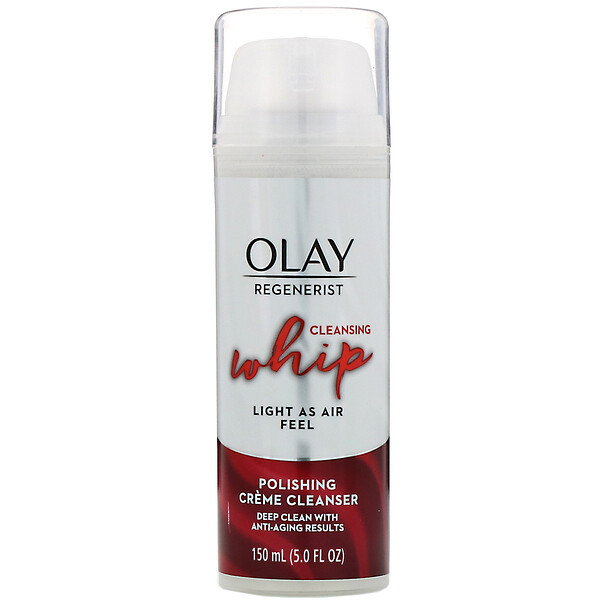 <img alt="Olay, Regenerist, Cleansing Whip, Polishing Creme Cleanser, 5 fl oz (150 ml)" title="Olay, Regenerist, Cleansing Whip, Polishing Creme Cleanser, 5 fl oz (150 ml),075609197192"