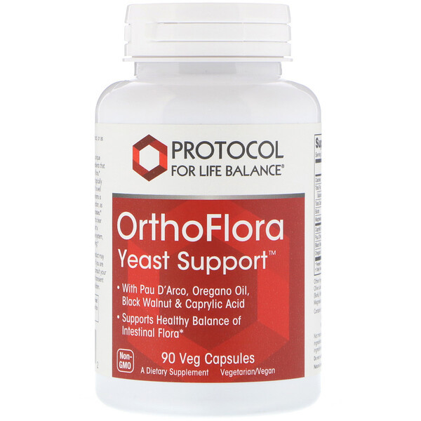 <img alt="Protocol for Life Balance, OrthoFlora Yeast Support, 90 Veg Capsules" title="Protocol for Life Balance, OrthoFlora Yeast Support, 90 Veg Capsules,707359133082"