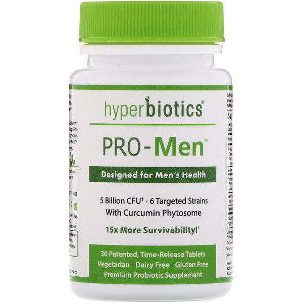 <img alt="Hyperbiotics, PRO-Men, 5 Billion CFU, 30 Time-Release Tablets" title="Hyperbiotics, PRO-Men, 5 Billion CFU, 30 Time-Release Tablets,9506000116921"