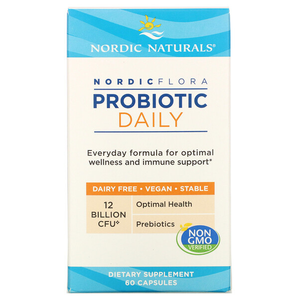 <img alt="Nordic Naturals, Nordic Flora Probiotic Daily, 60 Capsules" title="Nordic Naturals, Nordic Flora Probiotic Daily, 60 Capsules,768990016721"