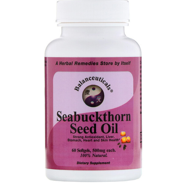 <img alt="Balanceuticals, Seabuckthorn Seed Oil, 500 mg, 60 Softgels" title="Balanceuticals, Seabuckthorn Seed Oil, 500 mg, 60 Softgels,674756980413"