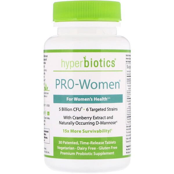 <img alt="Hyperbiotics, PRO-Women, 5 Billion CFU, 30 Time-Release Tablets" title="Hyperbiotics, PRO-Women, 5 Billion CFU, 30 Time-Release Tablets,9506000058535"