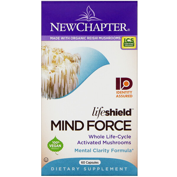 <img alt="New Chapter, LifeShield, Mind Force, 60 Capsules" title="New Chapter, LifeShield, Mind Force, 60 Capsules,727783002419"