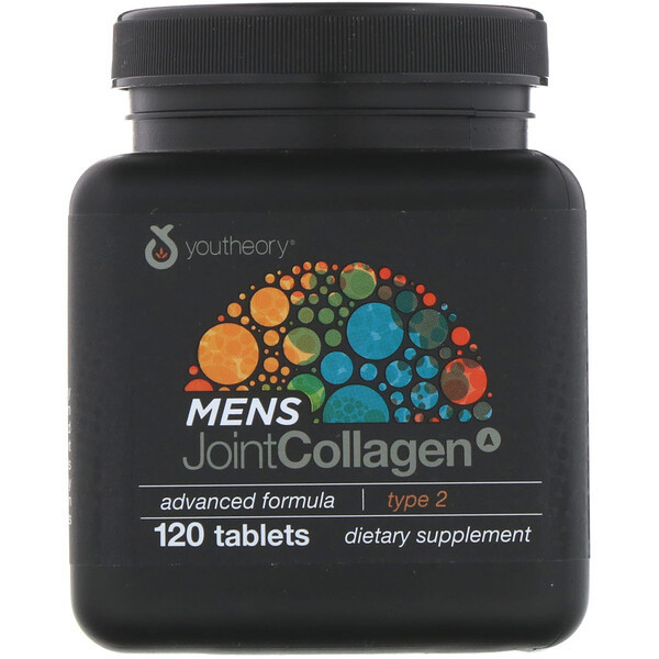 <img alt="Youtheory, Mens Joint Collagen, Advanced Formula, Type 2, 120 Tablets" title="Youtheory, Mens Joint Collagen, Advanced Formula, Type 2, 120 Tablets,853244003470"