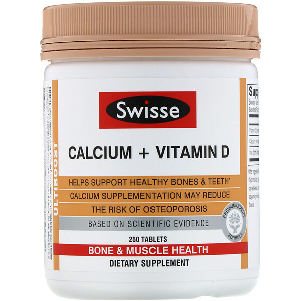 <img alt="Swisse, Ultiboost, Calcium + Vitamin D, 250 Tablets" title="Swisse, Ultiboost, Calcium + Vitamin D, 250 Tablets,850000148222"