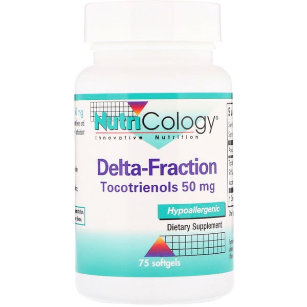 <img alt="Nutricology, Delta-Fraction, Tocotrienols, 50 mg, 75 Softgels" title="Nutricology, Delta-Fraction, Tocotrienols, 50 mg, 75 Softgels,713947552708"