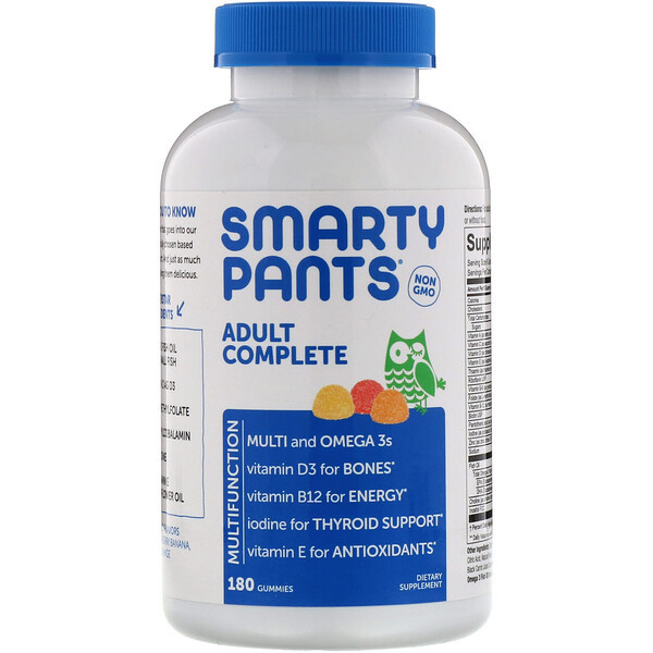<img alt="SmartyPants Adult Complete Multivitamin -- 180 Gummies" title="SmartyPants Adult Complete Multivitamin -- 180 Gummies,851356004002"