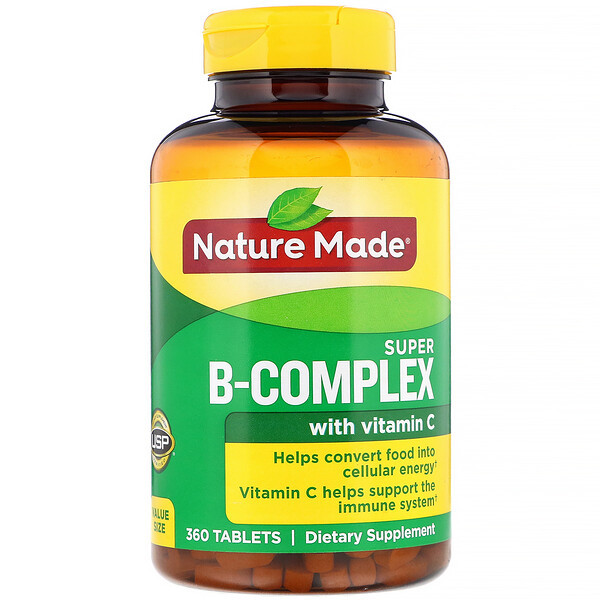 <img alt="Nature Made, Super-B Complex with Vitamin C, 360 Tablets" title="Nature Made, Super-B Complex with Vitamin C, 360 Tablets,031604027292"