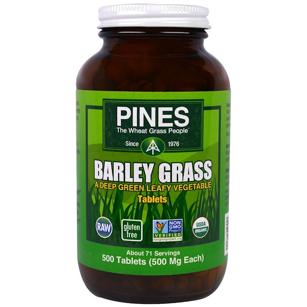 <img alt="Pines International, Barley Grass, 500 Tablets" title="Pines International, Barley Grass, 500 Tablets,043952000384"