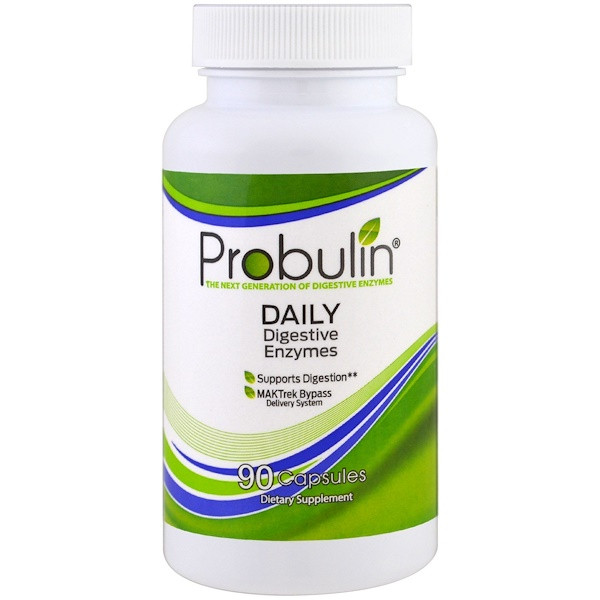 Probulin, Daily Digestive Enzymes, 90 Capsules