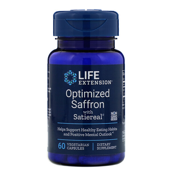 <img alt="Life Extension, Optimized Saffron with Satiereal, 60 Vegetarian Capsules" title="Life Extension, Optimized Saffron with Satiereal, 60 Vegetarian Capsules,737870143260"