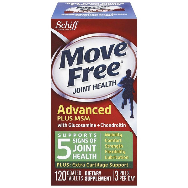<img alt="Schiff, Move Free Joint Health, Glucosamine Chondroitin Plus MSM, 120 Coated Tablets" title="Schiff, Move Free Joint Health, Glucosamine Chondroitin Plus MSM, 120 Coated Tablets,020525118684"