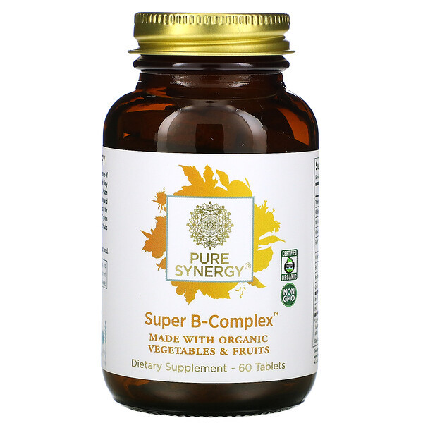 <img alt="The Synergy Company, Organic Super B-Complex, 60 Veggie Tabs" title="The Synergy Company, Organic Super B-Complex, 60 Veggie Tabs,852971004088"