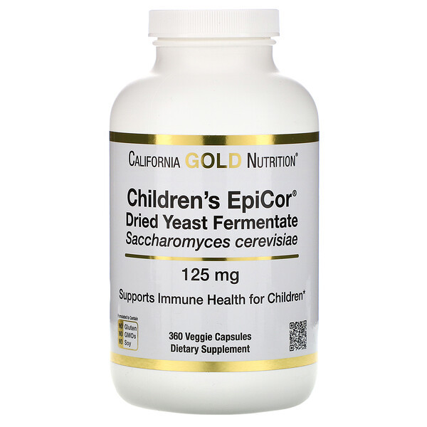 <img alt="California Gold Nutrition, Childrens Epicor, 125 mg, 360 Veggie Capsules" title="California Gold Nutrition, Childrens Epicor, 125 mg, 360 Veggie Capsules,898220015689"