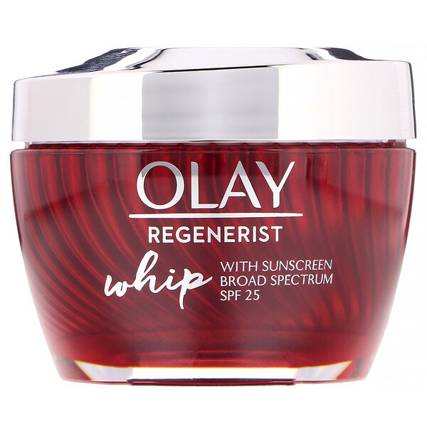 <img alt="Olay, Regenerist Whip, Active Moisturizer with Sunscreen, SPF 25, 1.7 oz (48 g)" title="Olay, Regenerist Whip, Active Moisturizer with Sunscreen, SPF 25, 1.7 oz (48 g),075609196379"