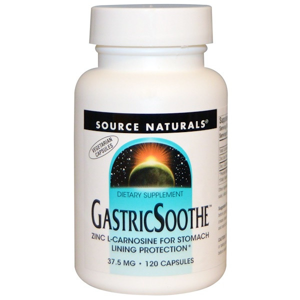 <img alt="Source Naturals, GastricSoothe, 37.5 mg, 120 Capsules" title="Source Naturals, GastricSoothe, 37.5 mg, 120 Capsules,021078022978"