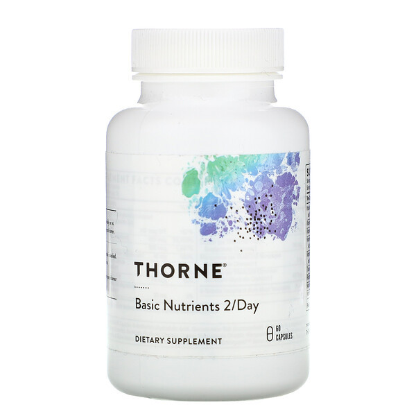 <img alt="Thorne Research, Basic Nutrients 2/Day, 60 Capsules" title="Thorne Research, Basic Nutrients 2/Day, 60 Capsules,693749006848"