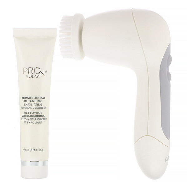 <img alt="Olay, ProX, Dermatological Cleansing, Advanced Cleansing System, 1 Cleansing Brush, 1 Cleanser 0.68 fl oz (20 ml)" title="Olay, ProX, Dermatological Cleansing, Advanced Cleansing System, 1 Cleansing Brush, 1 Cleanser 0.68 fl oz (20 ml),075609196096"