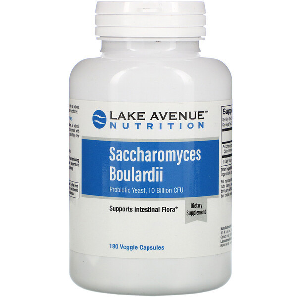 <img alt="Lake Avenue Nutrition, Saccharomyces Boulardii, Probiotic Yeast, 10 Billion CFU, 180 Veggie Capsules" title="Lake Avenue Nutrition, Saccharomyces Boulardii, Probiotic Yeast, 10 Billion CFU, 180 Veggie Capsules,898220014217"